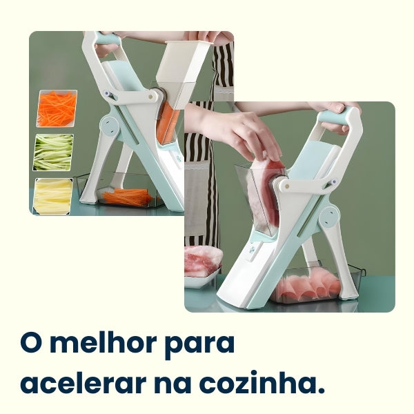 Cortador de Legumes Nomanni SharpSlice Ajustável 4 em 1