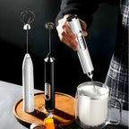 Misturador Mixer ElétrMini Batedor Elétrico – Café Cremoso, Portátil, Fácil de Limpar | Leite Café Portátil