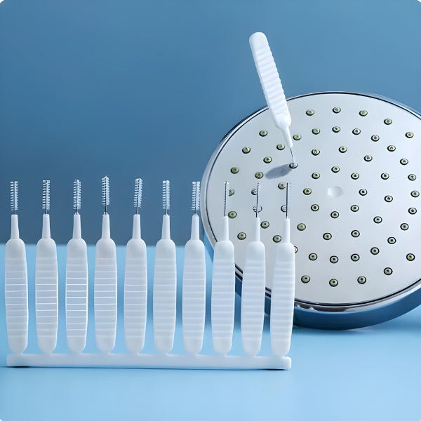 Escova Anti-Entupimento – Desentope Chuveiros, Evita Gastos com Encanador | Solução Rápida e Econômica