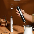Misturador Mixer ElétrMini Batedor Elétrico – Café Cremoso, Portátil, Fácil de Limpar | Leite Café Portátil