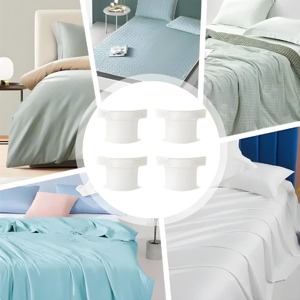 Trava de Lençol Sempre Firme, Cama Fácil de Arrumar e Sono Confortável com Paz Garantida