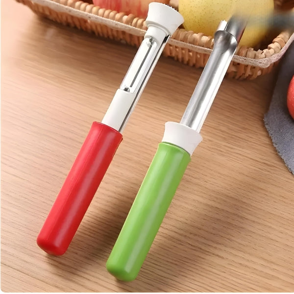 Descascador Multiuso Prático – Descascador Rápido, Remove Miolo e Evita Desperdício | Essencial na Sua Cozinha