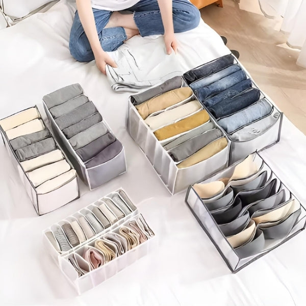 Organizador DrawerFit Dobrável para Gavetas de Roupas