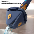 Cabo extensível do Esfregão Triangular Spin360 Nomanni facilita a limpeza de superfícies altas e de difícil acesso