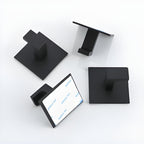 Detalhe do gancho adesivo resistente WallGrip Nomanni com fixação segura, perfeito para uso em banheiro, cozinha e lavanderia.
