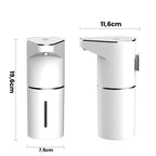 Dispenser de sabonete com sensor inteligente, estrutura resistente e acabamento moderno para ambientes organizados e funcionais.