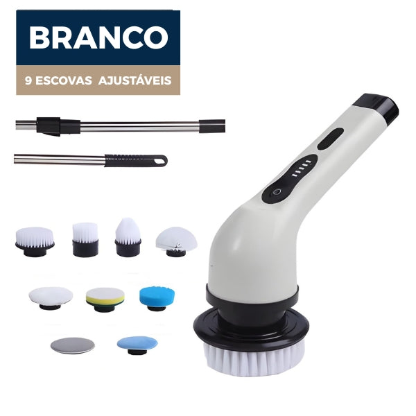 Escova Elétrica Nomanni SpinBrush recarregável, prática e potente para limpeza profunda sem esforço.