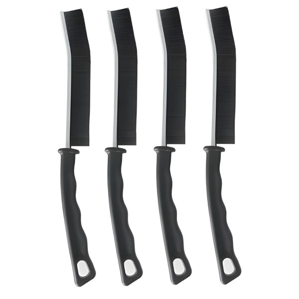 Escova MultiClean Pro com cerdas duras, ideal para limpar frestas, cantos e trilhos de porta com eficiência e durabilidade.