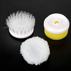 Escova elétrica de limpeza Nomanni com design ergonômico, leve e resistente, ideal para uso diário em toda a casa.