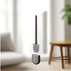 Escova sanitária moderna Nomanni com tecnologia antibacteriana e fácil de lavar, perfeita para quem busca mais higiene no banheiro.