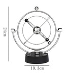 Escultura cinética decorativa AstroZen Nomanni para mesa ou estante, ideal para compor ambientes sofisticados com estética minimalista.