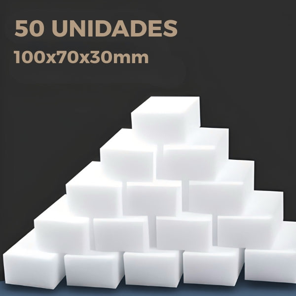 Esponja de Limpeza Mágica Nomanni Multiuso elimina sujeira difícil em segundos. Ideal para quem busca praticidade e eficiência na limpeza.