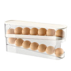 Fácil de instalar e limpar, o Porta-Ovos RollMax Duplo é perfeito para quem busca praticidade e organização na cozinha.