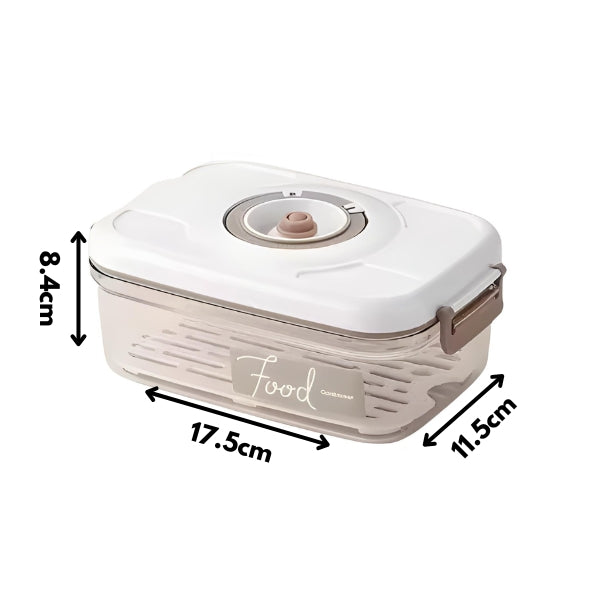 Kit SealFresh compacto com potes de diferentes tamanhos, perfeito para organizar a despensa e conservar alimentos variados.