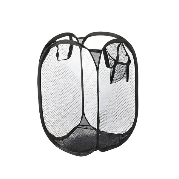 Mantenha sua lavanderia organizada com o Cesto AirMesh Nomanni portátil, dobrável e fácil de armazenar, ideal para uso diário.
