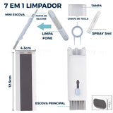 Kit de Limpeza 7 em 1 Nomanni para Teclados e Eletrônicos