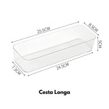 Organizador ClearBox Multiuso para Gavetas e Bancadas