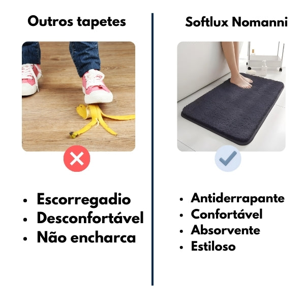 Tapete Absorvente Antiderrapante para Banho – Conforto e Secagem Rápida