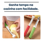Descascador Multiuso Prático – Descascador Rápido, Remove Miolo e Evita Desperdício | Essencial na Sua Cozinha
