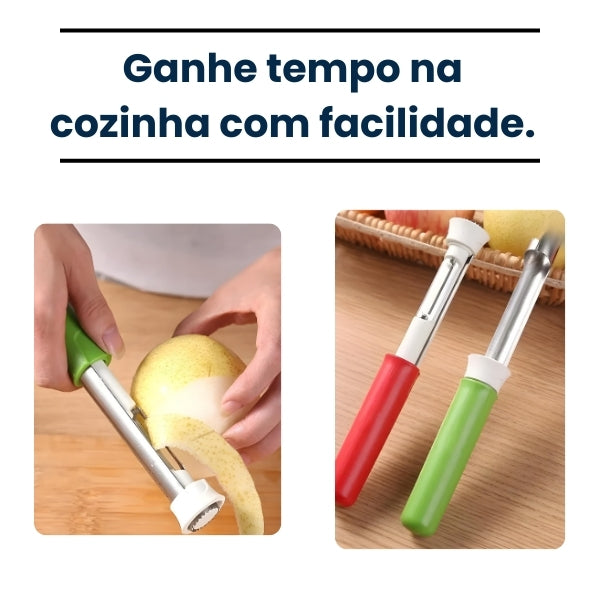 Descascador Multiuso Prático – Descascador Rápido, Remove Miolo e Evita Desperdício | Essencial na Sua Cozinha