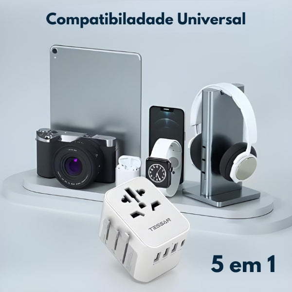 Adaptador Universal TravelMax Nomanni USB e Tipo C