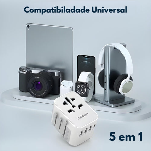 Adaptador Universal TravelMax Nomanni USB e Tipo C