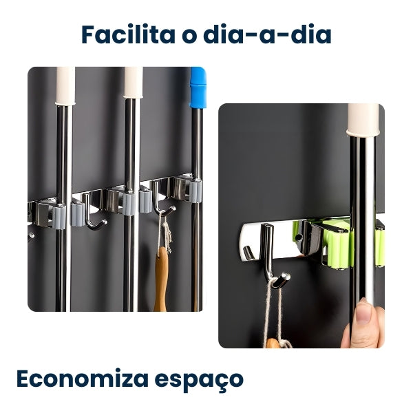 Suporte Adesivo Multiuso CleanHook Nomanni Inox