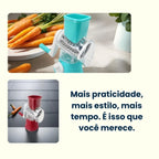 Ralador GiroChef Nomanni 3 em 1 Manual com Lâminas Inox