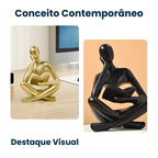 Escultura Pensador Moderno AuraMind Nomanni Decor