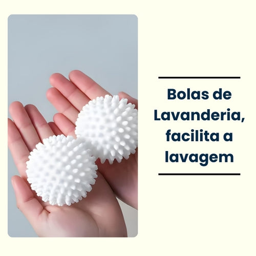 Bolas de Lavagem EcoSoft Nomanni Reutilizáveis 4 Peças