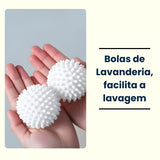 Bolas de Lavagem EcoSoft Nomanni Reutilizáveis 4 Peças
