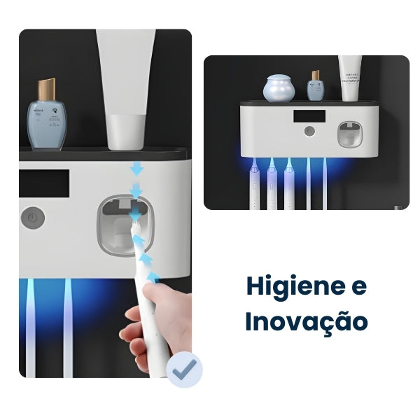 Esterilizador UV de Escovas com Dispenser SmartPure Nomanni