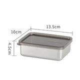 MaxSteel FreshBox – Pote Inox Retangular com Tampa