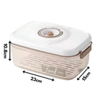 Potes herméticos SealFresh feitos com material resistente e livre de BPA, seguros para alimentos e para uso diário.