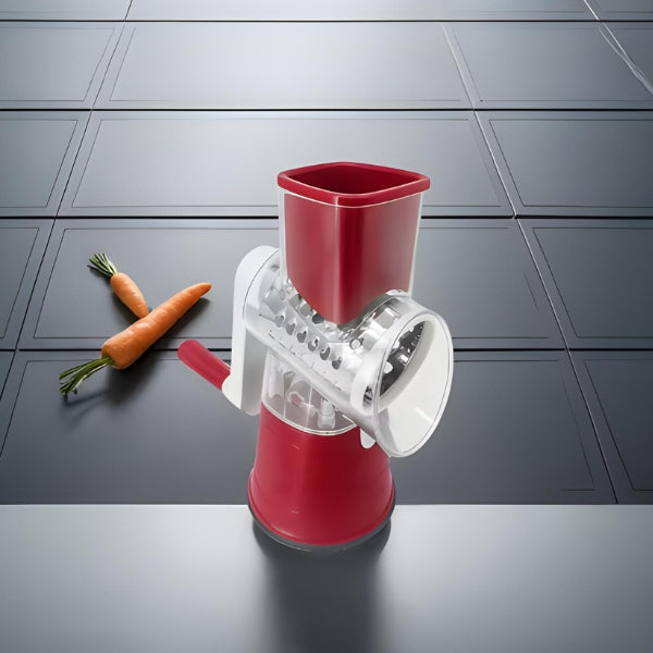 Ralador desmontável e fácil de limpar. Fabricado em ABS resistente e aço inox para uso prático, durável e compacto em qualquer cozinha.

