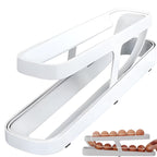 Sistema antiderrapante e design compacto do Porta-Ovos RollMax garantem estabilidade e segurança para o armazenamento.