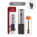 Sistema de ajuste de espessura do DuoGrind com 5 níveis de moagem para sal e pimenta