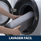 Tapete absorvente antiderrapante para banheira, oferece conforto aos pés e segurança em áreas molhadas. Ideal para secagem rápida e fácil limpeza.