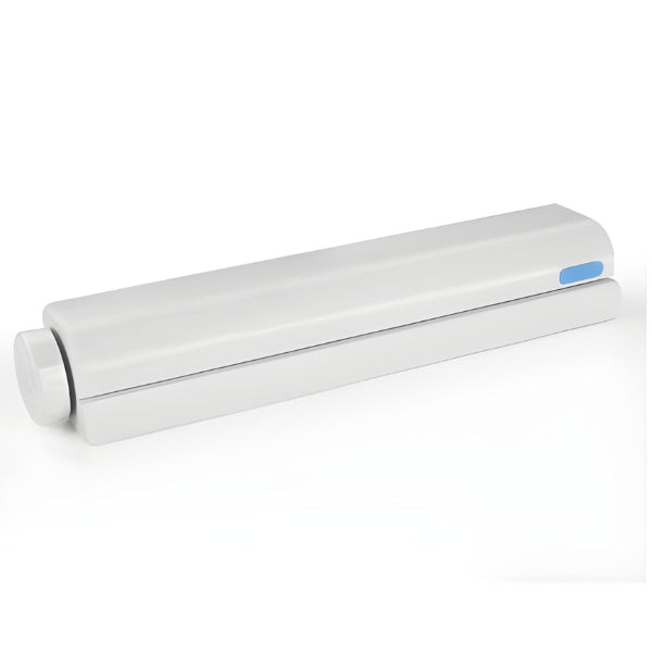 Varal compacto retrátil WallDry Nomanni para lavanderia, combinando durabilidade, design discreto e alta capacidade para secagem de roupas.
