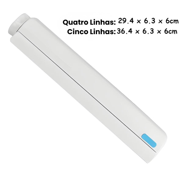 Varal retrátil moderno WallDry Nomanni 4 linhas, solução inteligente para organização, economia de espaço e praticidade na rotina doméstica.
